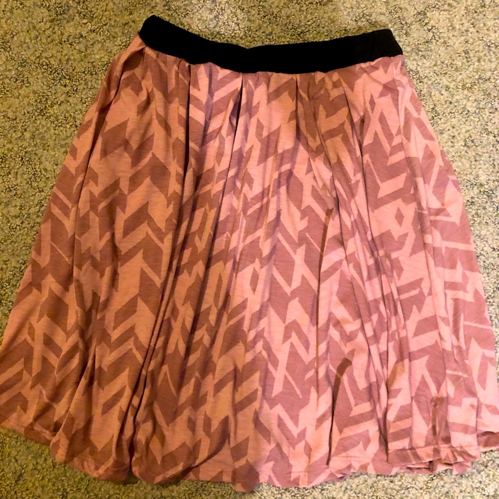 LuLaRoe Madison pleated skirt size medium